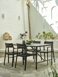 VIERLI + INGSTRUPVIERLI L149 table + 4 INGSTRUP chaises noir-JYSK Clearance