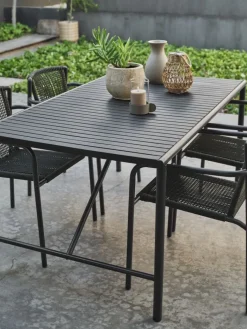 VIERLITable de jardin VIERLI l90xL149 noir-JYSK Clearance