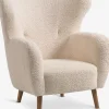 VILDSUNDFauteuil VILDSUND tissu teddy blanc cassé-JYSK New