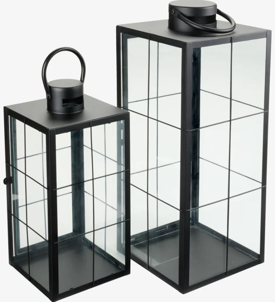 VILLADSLanterne VILLADS l16xL16xH36cm noir-JYSK Hot