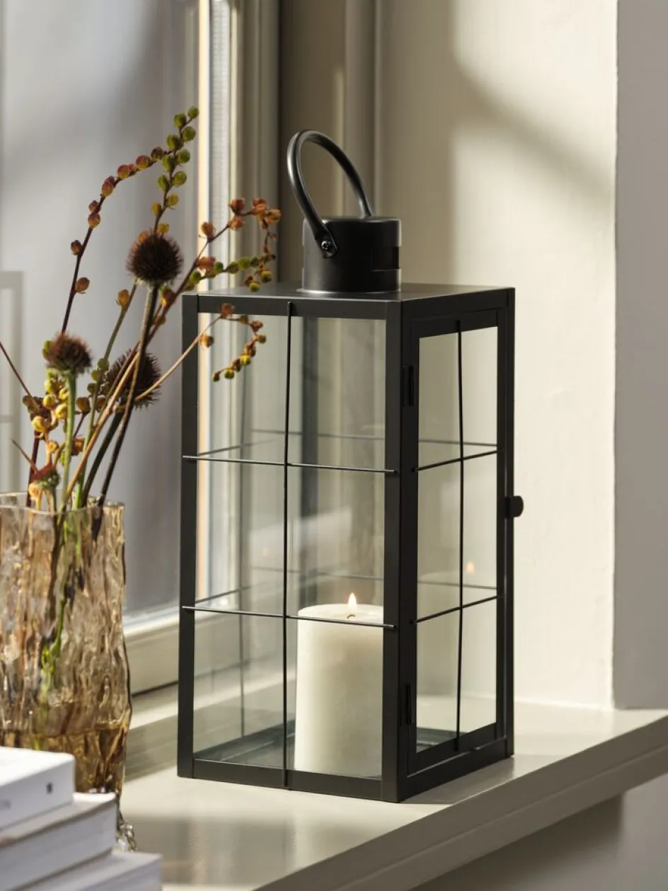 VILLADSLanterne VILLADS l16xL16xH36cm noir-JYSK Hot