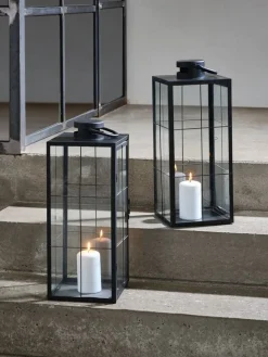 VILLADSLanterne VILLADS l20xL20xH50cm noir-JYSK Online