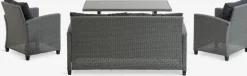 VISBYEnsemble lounge VISBY 4 personnes gris-JYSK New