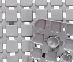 VITTINGEBasicTapis de baignoire VITTINGE 55x55 gris-JYSK Outlet