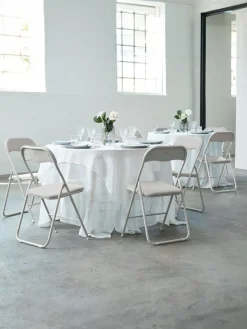 VOELChaise pliante VOEL tissu sable clair-JYSK New