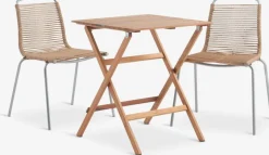 VRAADAL + MIDDAGSBERGETVRAADAL L62 table eujcalyptus + 2 MIDDAGSBERGET chaises-JYSK New