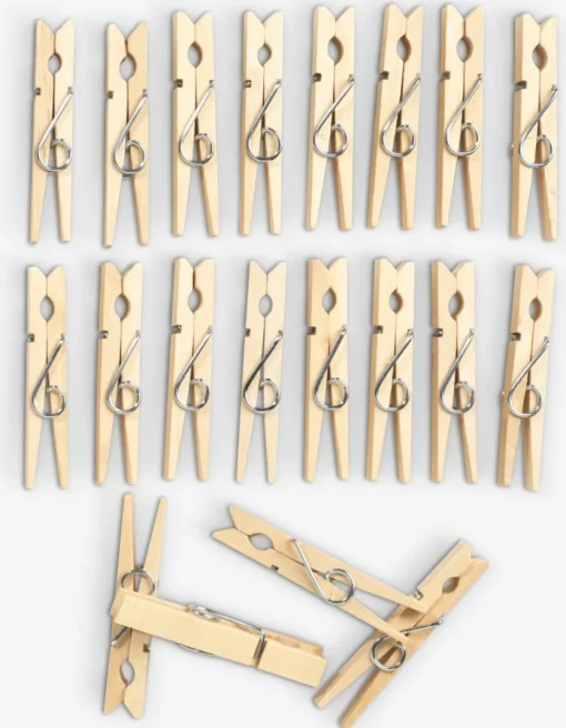 WILLHEMPinces à linge WILLHEM bois 20pcs/pqt-JYSK Online
