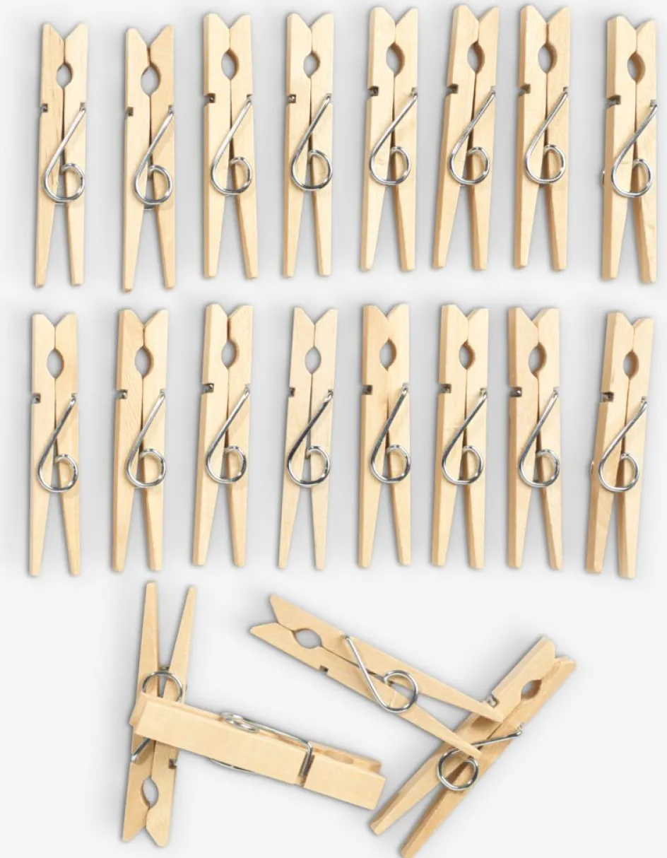 WILLHEMPinces à linge WILLHEM bois 20pcs/pqt-JYSK Online