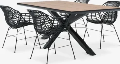 YPNASTED + ILDERHUSEYPNASTED L215 table naturel + 4 ILDERHUSE chaises-JYSK Clearance