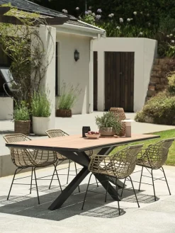 YPNASTEDTable de jardin YPNASTED l100xL215 naturel-JUTLANDIA Clearance